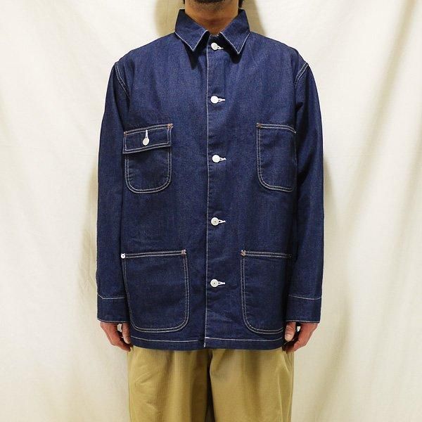 CALEE/キャリー】VINTAGE TYPE DENIM COVERALL OW INDIGO BLUE