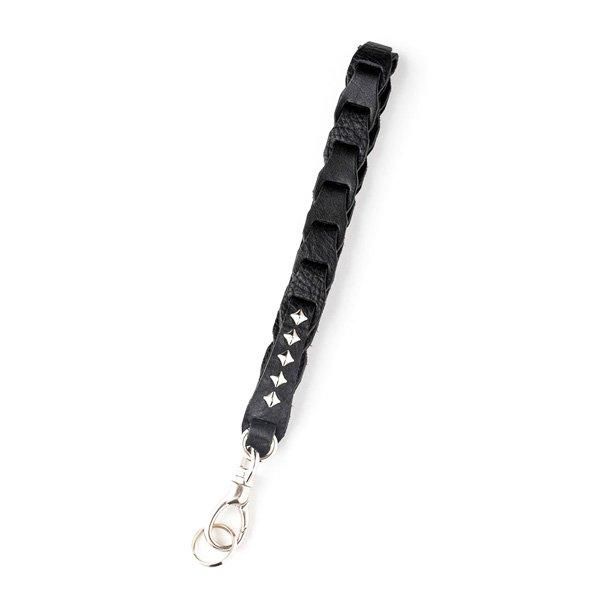 Fsize _ CL-24SS010LE CHAIN LEATHER WRIST STRAP ◇ CALEE Fsize _ CL-24SS010LE CHAIN LEATHER WRIST STRAP ◇ CALEE