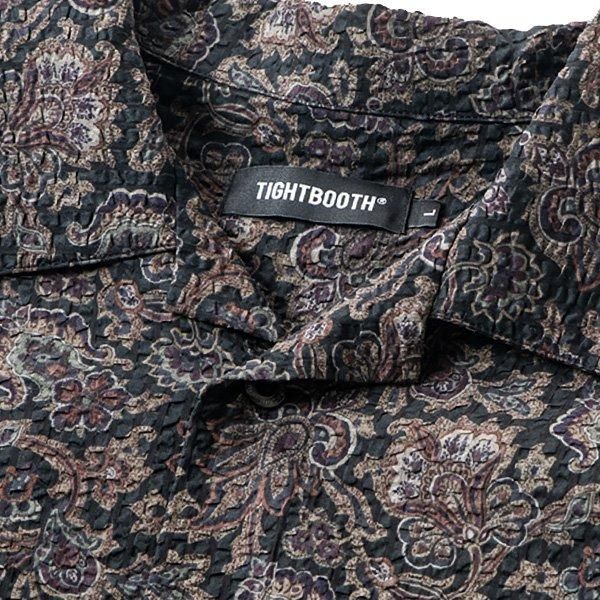 TIGHTBOOTH ペイズリー柄シャツ