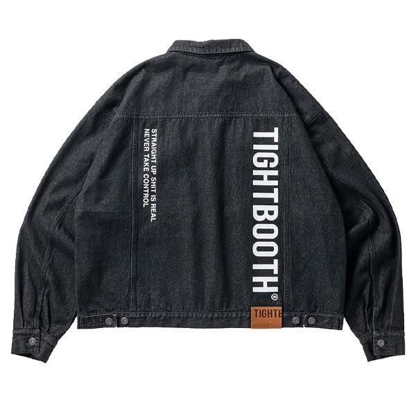 soldout! _ TBPR FW24-JK07 LABEL LOGO DENIM JACKET soldout! _ TBPR FW24-JK07 LABEL LOGO DENIM JACKET