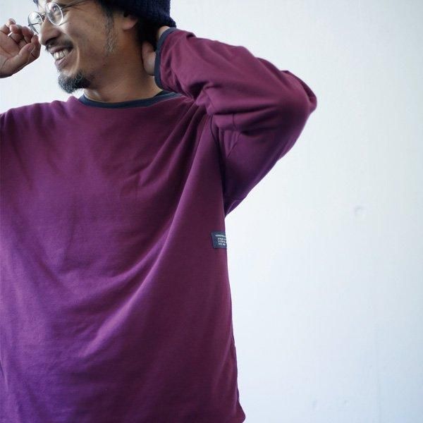 remilla リバースモック KHK.GRY×GRY.MK サイズL レミーラ remilla レミーラ｜リバースモック TEE (チャコール杢×ネイビー