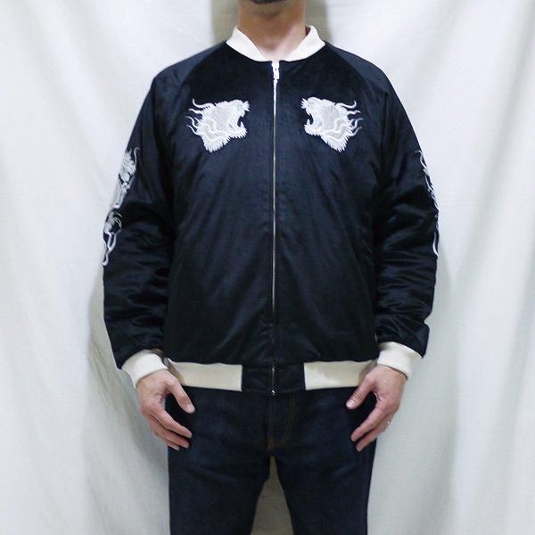 CLUCT クラクト : 中綿 ベロアスカジャン Green×Cream soldout! _ #04852 SUTTER SKA JACKET ◇ CLUCT クラクト : 中綿