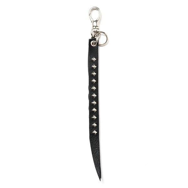 小物 STUDS & KNITTING LEATHER KEY RING 24AW soldout! _ CL-24AW002LE STUDS & KNITTING LEATHER SHORT KEY