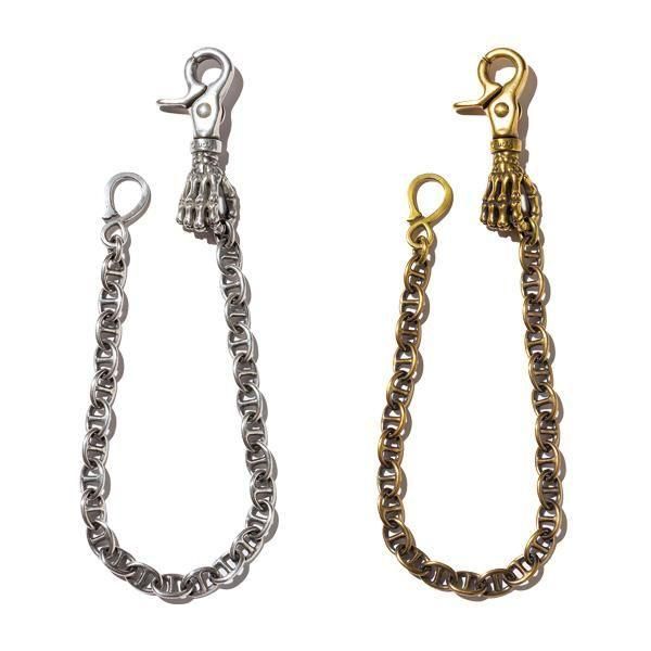 Fsize _ #04952 LUCK WALLET CHAIN ◇ CLUCT クラクト : 真鍮