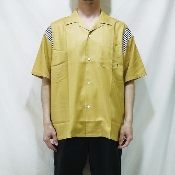 Lsize _ CL-25SS047 VINTAGE TYPE RIB BOWLING SH ◇ CALEE