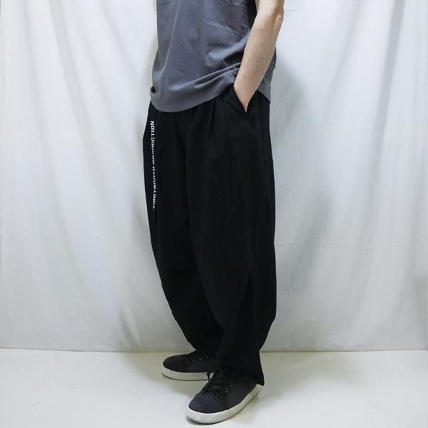 TIGHTBOOTHタイトブースクロップドパンツブラック黒バルーンパンツXL TIGHTBOOTHタイトブースクロップドパンツブラック黒バルーン