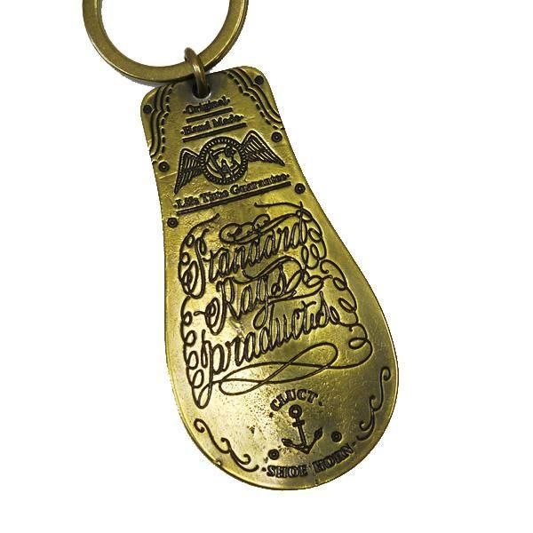 Fsize _ #00927 SHOEHORN KEY RING ◇ CLUCT クラクト : ブラス