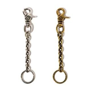 cluct キーホルダー 真鍮 CLUCT 真鍮 ブラス 厚手カラビナ キーリング 両面に刻印クラフト