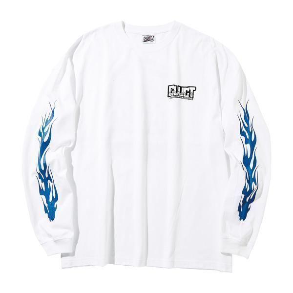 M,Lsize _ #05047 MADFLOW WIDE LS TEE ◇ CLUCT クラクト
