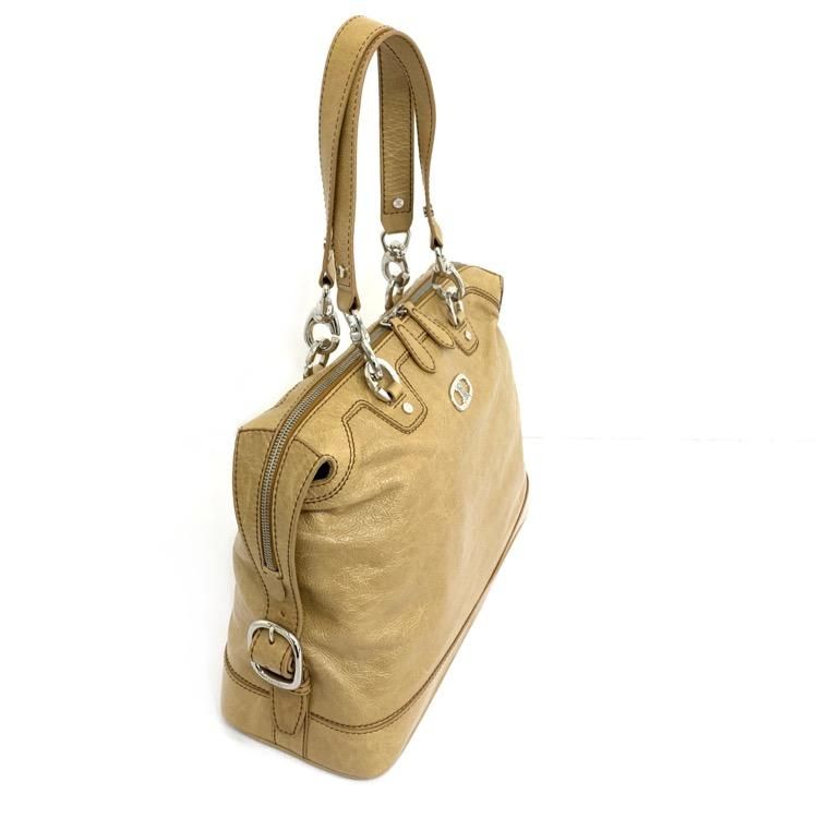 CELINE セリーヌ ボストン バッグ ヴィンテージレザー ベージュ CELINE セリーヌ ボストン バッグ ヴィンテージレザー ベージュ
