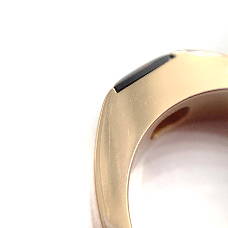 Cartier カルティエ リング タンク 55 指輪 ガーネット ピンクゴールド