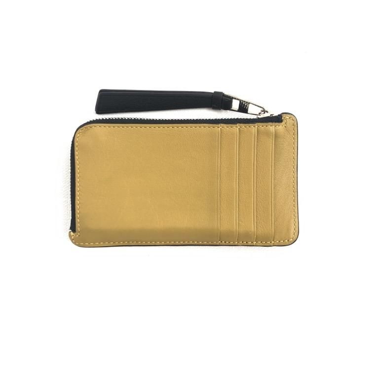 LOEWE ロエベ コイン カードホルダー クラシックカーフ イエロー