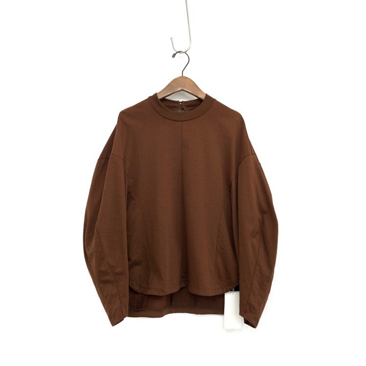 Mame Kurogouchi ޥ᥯ Cotton Jersey Pullover ܥ塼ॹ꡼ åȥ ֥饦 2