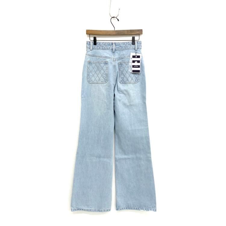 新品未使用 BORDERS at BALCONY セーラーデニムパンツ 36-