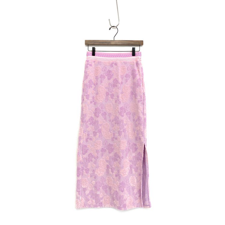 Mame Kurogouchi ޥ᥯ Flowered Velour Jacquard Skirt 㥬ɥ MM22SS-JS007