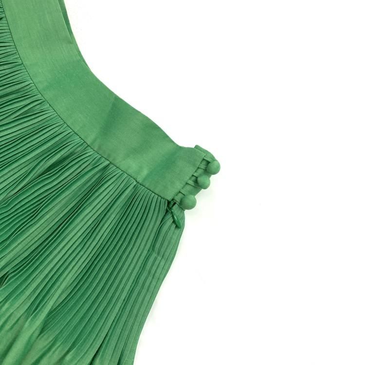 Mame Kurogouchi マメクロゴウチ Silk Cotton Flared Skirt シルクコットンプリーツスカート MM22PS-SK703 - 7YORKU ONLINE