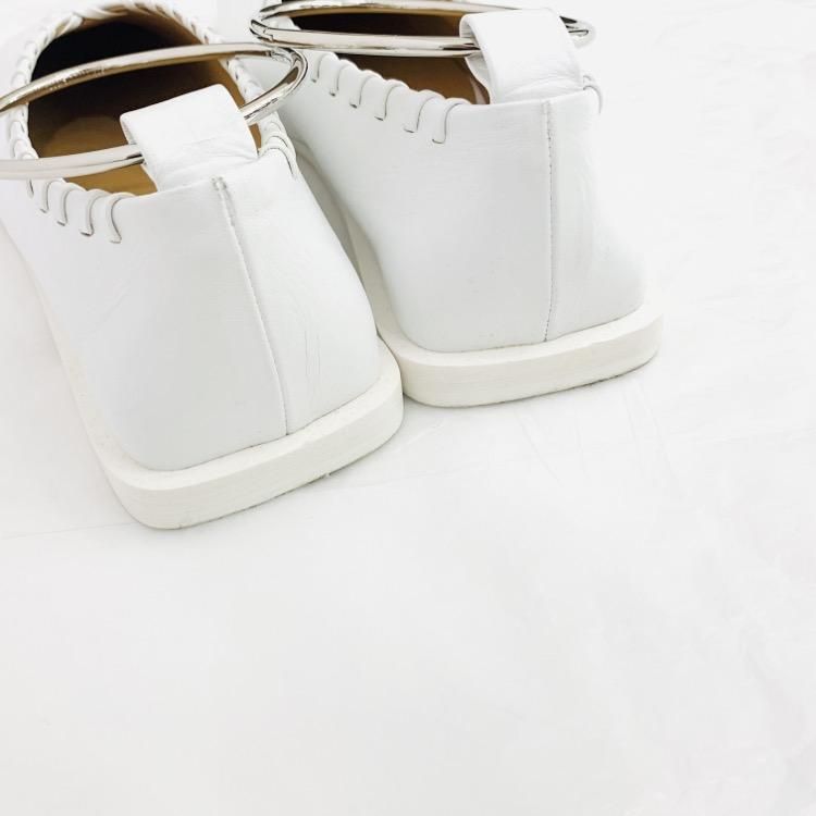 JIL SANDER ジルサンダー リング パンプス バレエシューズ グレージュ