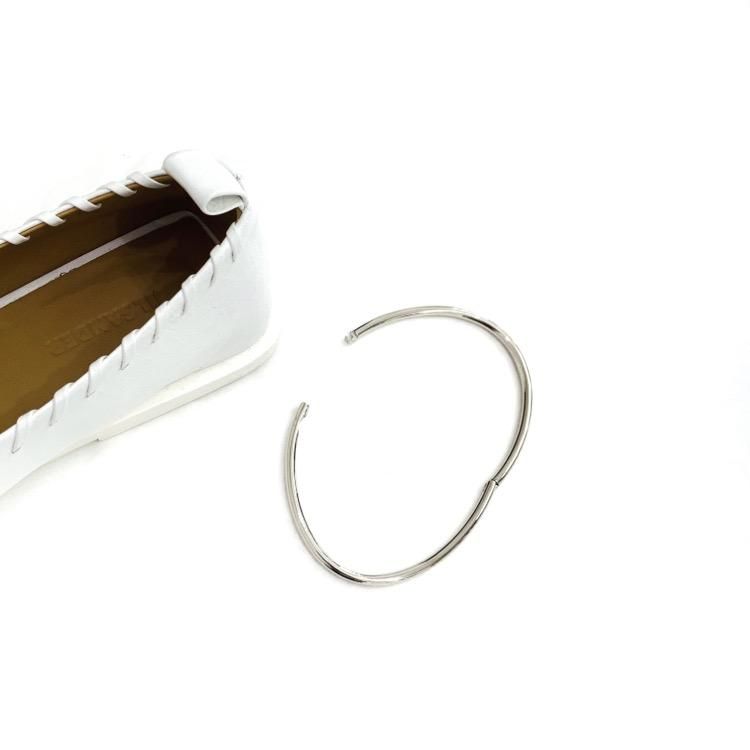 JIL SANDER ジルサンダー バレエシューズ メタルアンクレット スクエア