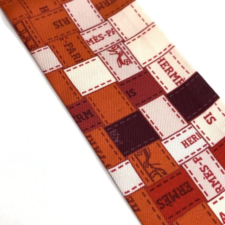 HERMES エルメス ツイリー スカーフ BOLDUC AU CARRE HERMES エルメス ツイリー スカーフ BOLDUC AU CARRE