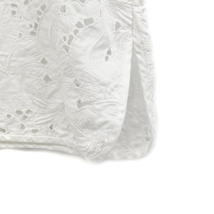 Mame Kurogouchi マメクロゴウチ Floral Cutwork lace Tops