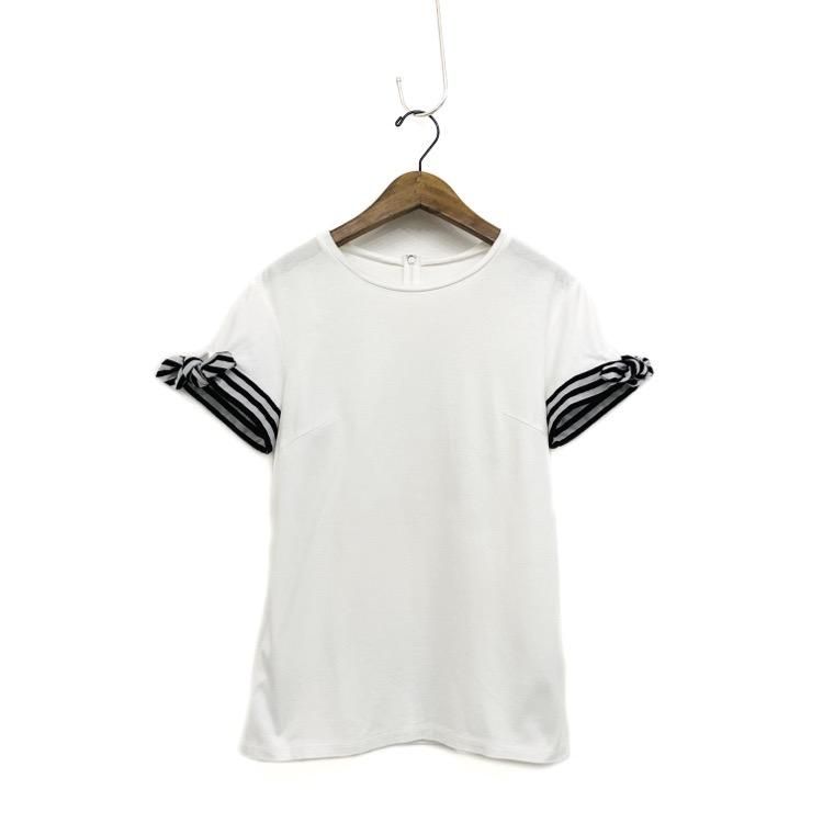 BORDERS at BALCONY ボーダーズ アットバルコニー RIBBON TEE リボン