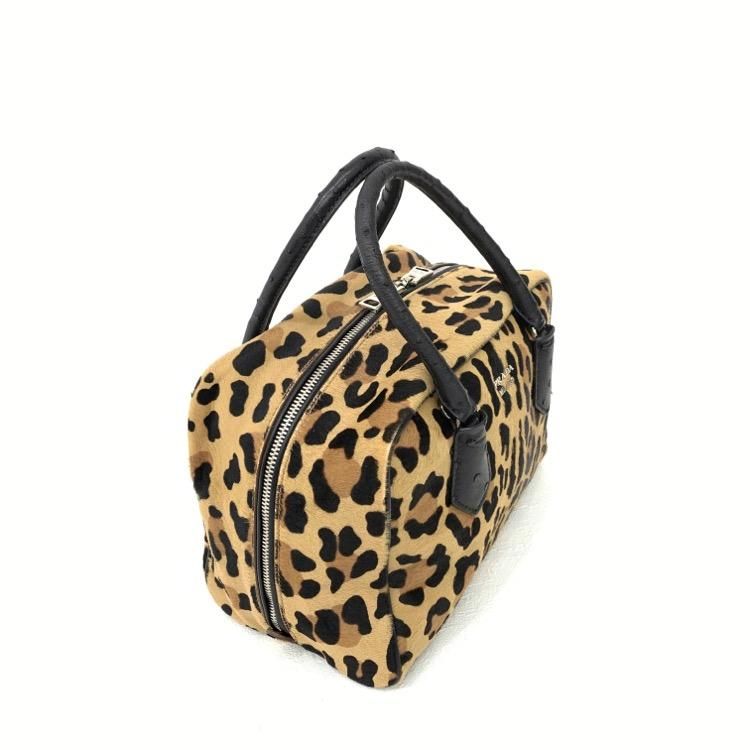 PRADA プラダ ハラコ×オーストリッチ ハンドバッグ ショルダー PRADA プラダ ハラコ×オーストリッチ ハンドバッグ ショルダー