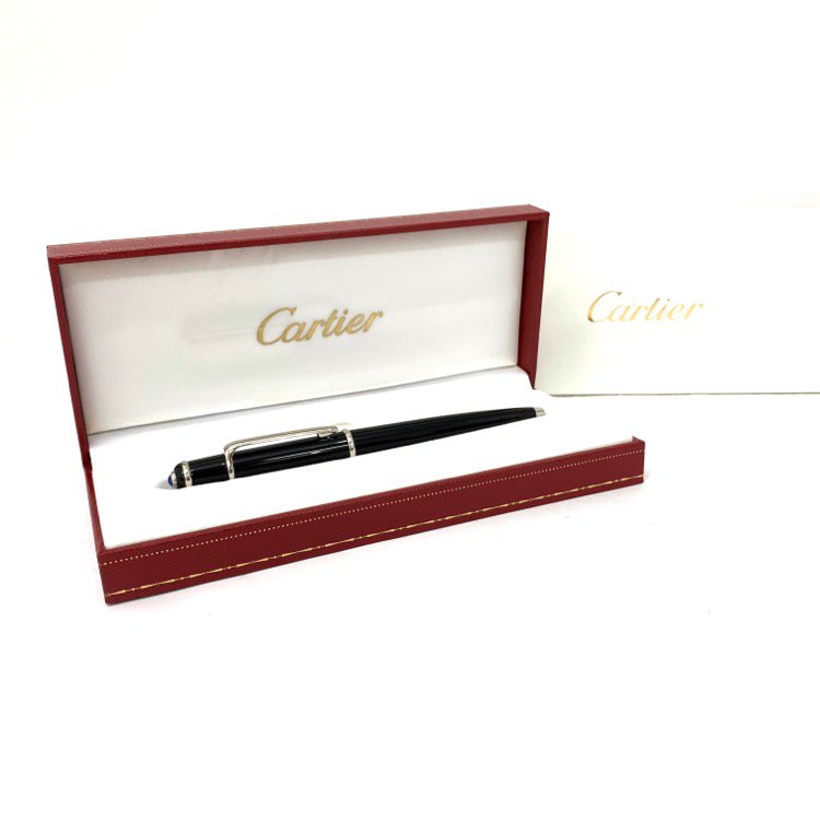 cartier カルティエ ディアボロ ボールポイントペン　ブラック　ST180010