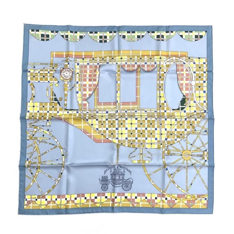 HERMES エルメス カレ90 Balade Ecossaise シルクスカーフ HERMES エルメス カレ90 Balade Ecossaise シルクスカーフ