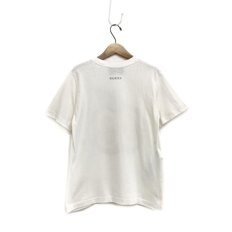 GUCCI グッチ GGアップルプリントTシャツ カットソー スパンコール