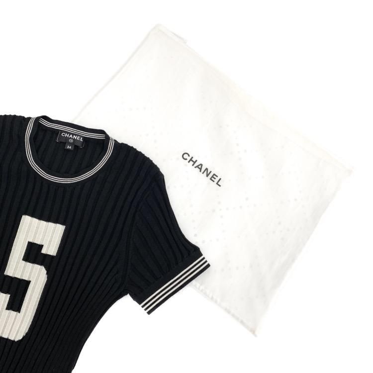 CHANEL シャネル カットソー ブラック | nate-hospital.com