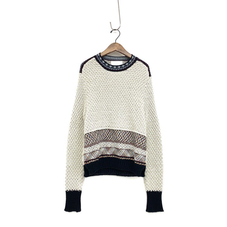 Mame Kurogouchi ޥ᥯ Lame Tweed Knit Pullover ĥɥ˥åȥȥåץ MM19AW-KN066