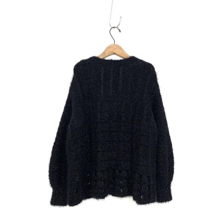 Mame Kurogouchi マメクロゴウチ Floral Mohair Knitted Pullover ...