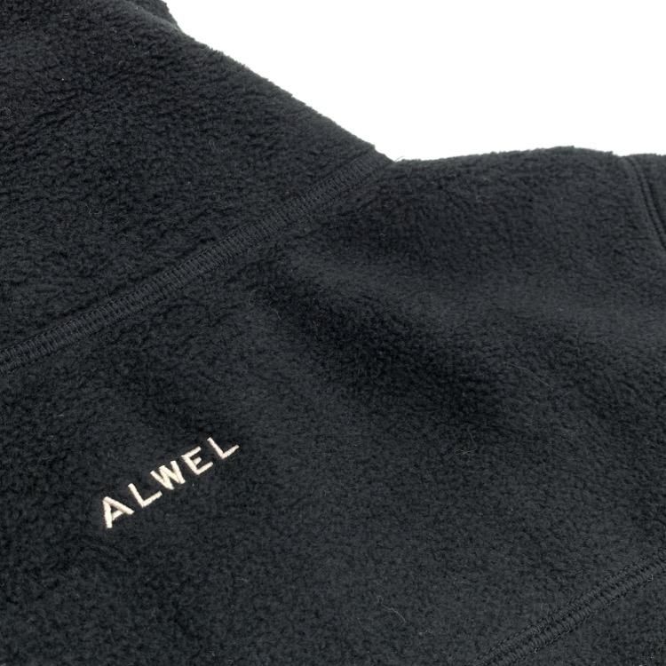 ALWEL オルウェル Fleece Jacket フリースジャケット ブラック M