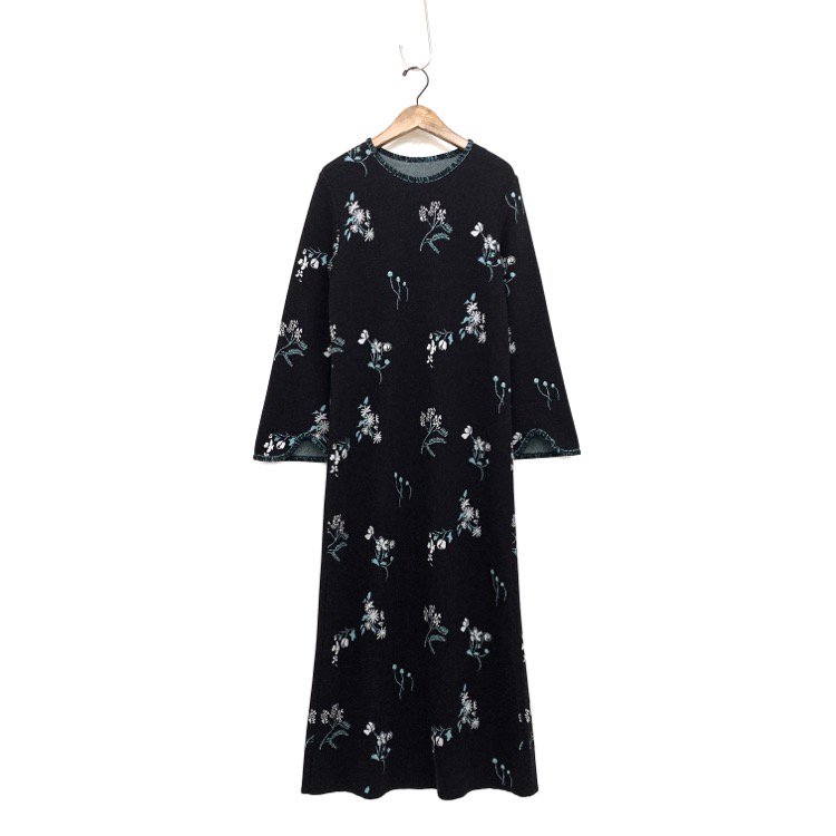 Mame Kurogouchi ޥ᥯ Floral Jacquard Knitted Dress 㥫ɥ˥åȥԡ MM22PF-KN729