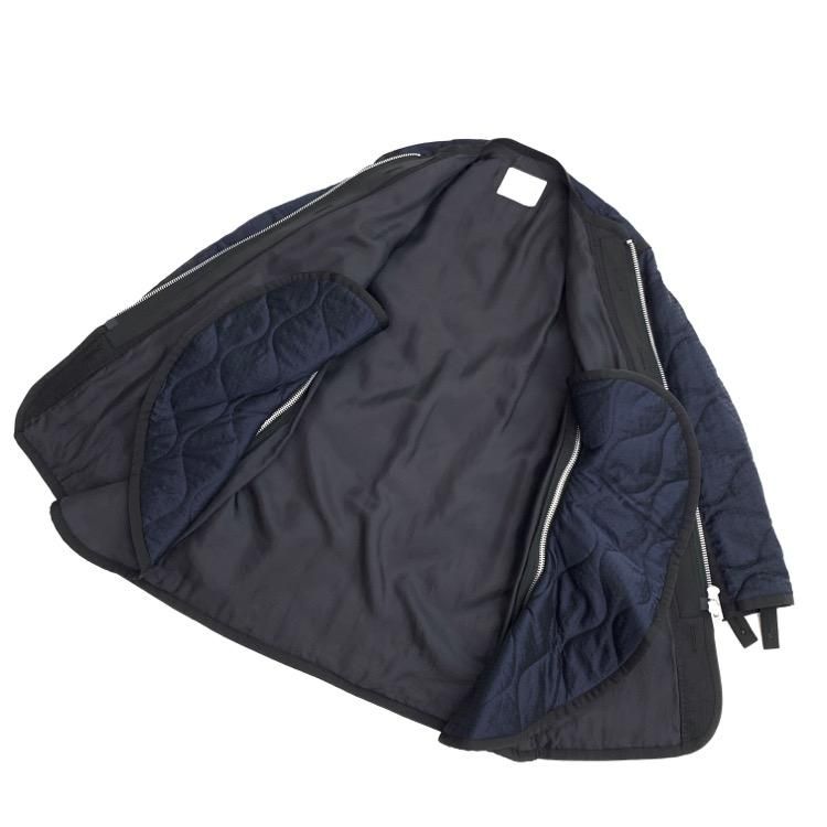 sacai サカイ キルティングジップスリットコート フリル sacai サカイ キルティングジップスリットコート フリル
