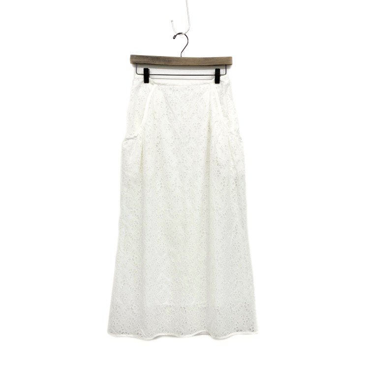 Mame Kurogouchi マメクロゴウチ Embroidery Lace Cotton Skirt コットンレーススカート 2 MM21SS-SK015