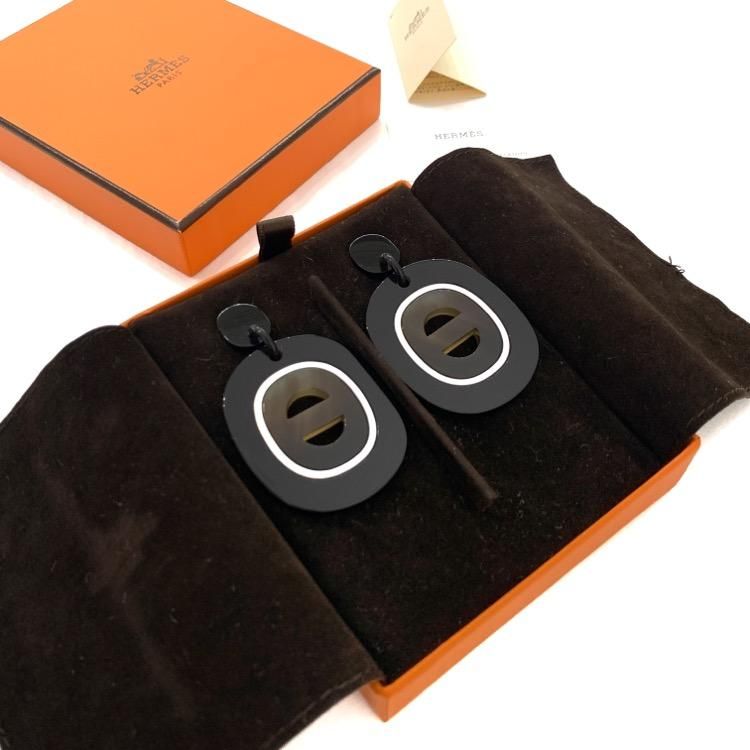HERMES エルメス ピアス フィデリオ ヴィラージュ バッファロー HERMES エルメス ピアス フィデリオ ヴィラージュ バッファロー