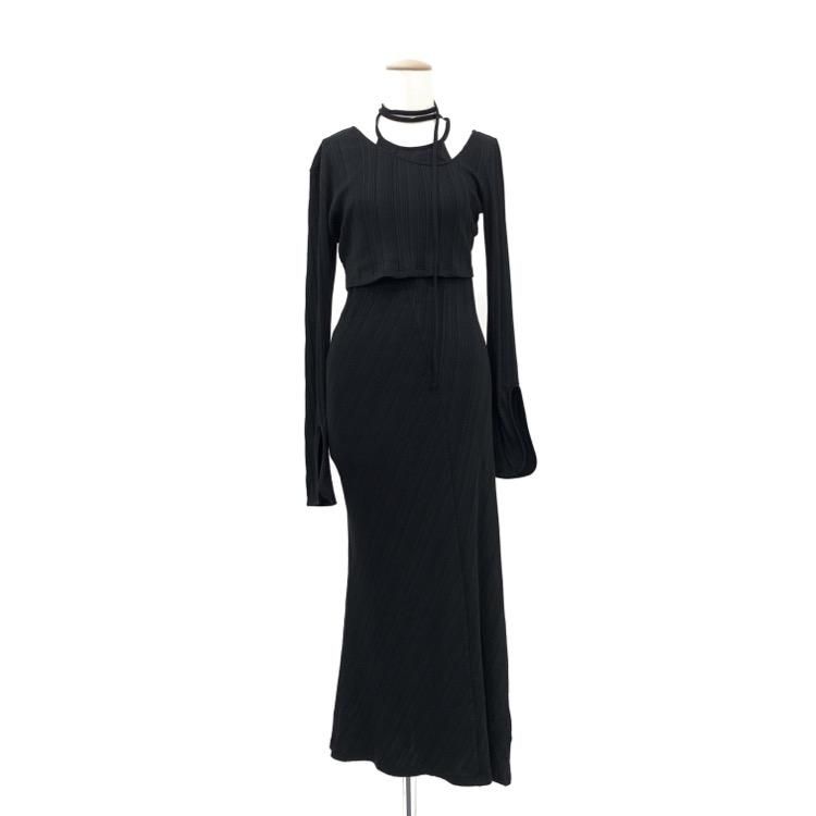Mame Kurogouchi マメクロゴウチ Ribbed Jersey Multi-Way Dress 4WAY Mame Kurogouchi マメクロゴウチ Ribbed Jersey Multi-Way Dress 4WAY