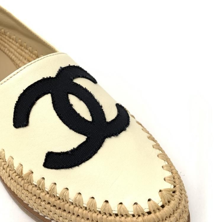 特別セーフ 週末価格【美品】CHANEL エスパドリーユ フラットシューズ