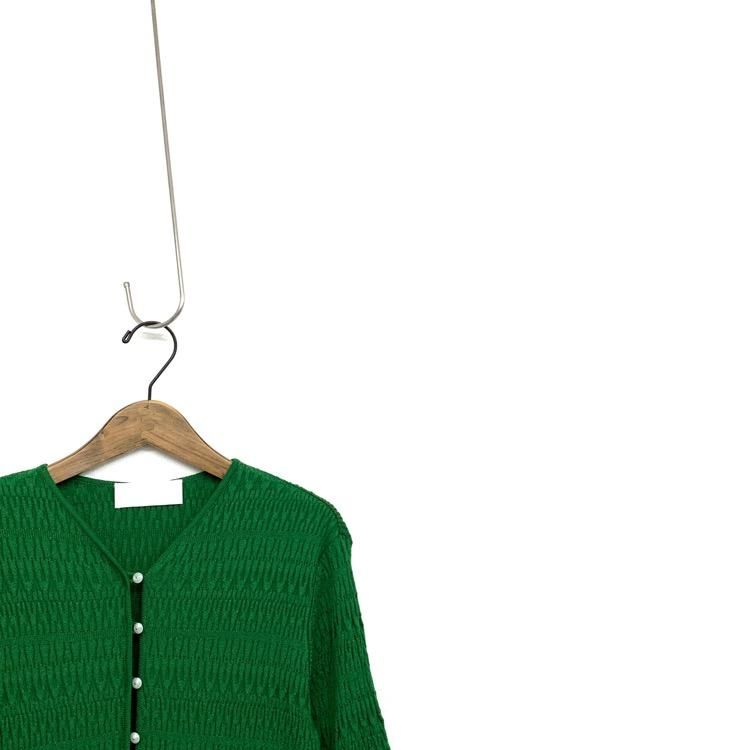 Mame Kurogouchi マメクロゴウチ Geometric Ribbed Knitted Mame Kurogouchi マメクロゴウチ Geometric Ribbed Knitted