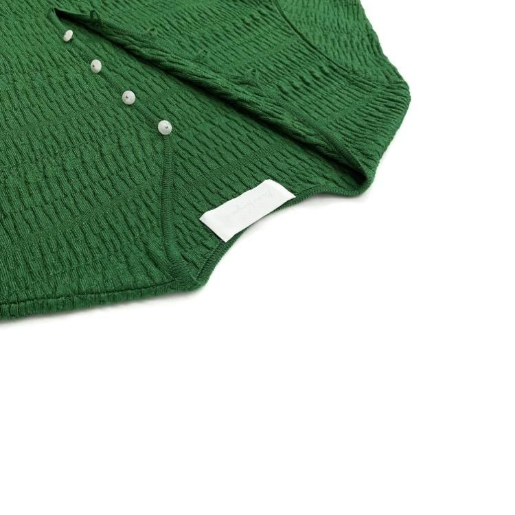 Mame Kurogouchi マメクロゴウチ Geometric Ribbed Knitted Mame Kurogouchi マメクロゴウチ Geometric Ribbed Knitted
