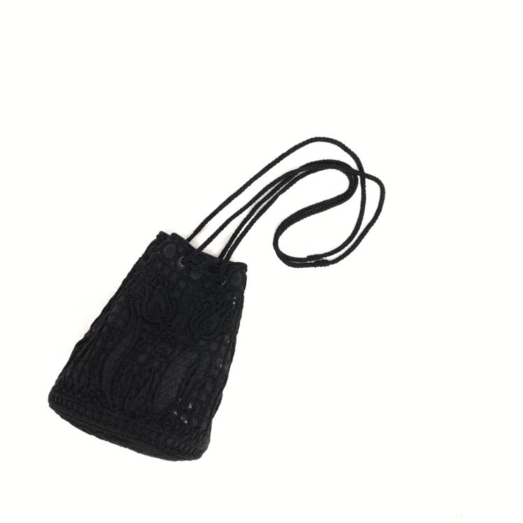 Mame Kurogouchi マメクロゴウチ Cord Embroidery Bucket Bag コード刺繍バケットバッグ MM22FW-AC301