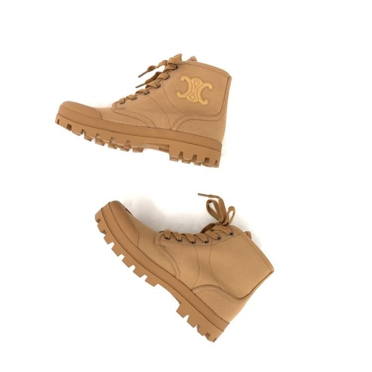 CELINE セリーヌ パタパンレースアップ ブーツ トリオンフ CELINE セリーヌ パタパンレースアップ ブーツ トリオンフ