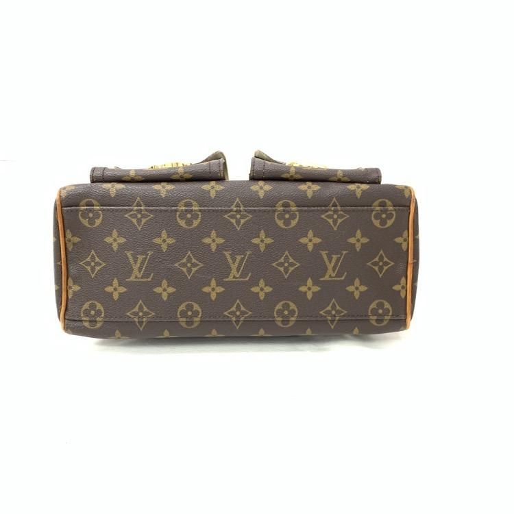 LOUIS VUITTON ルイ・ヴィトン マンハッタンPM モノグラム バッグ ブラウン M40026 - 7YORKU ONLINE