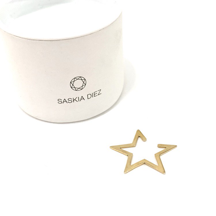 SASKIA DIEZ ǥå STAR EAR CUFF BIG 925 GOLD PLATED 䡼 LSAS19A3009-Y