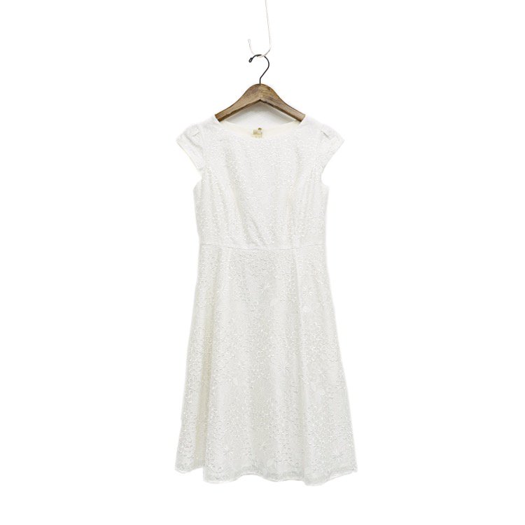 TOCCA GOLD LABEL トッカ フラワー刺繍ドレス ワンピース ホワイト 0 OPTOLS0702