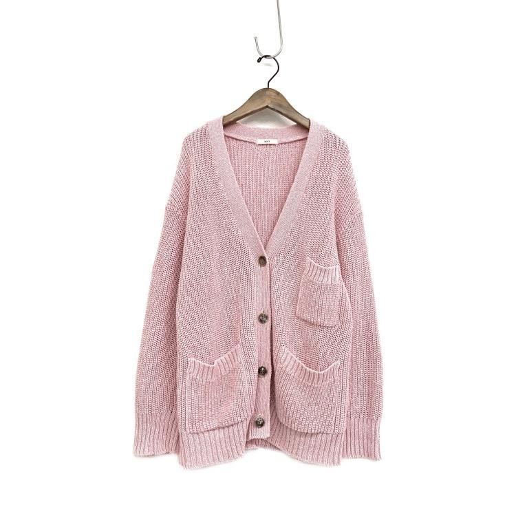 yori シャーベットニットカーディガン ピンク yori ヨリ シャーベットカーディガン ピンク F YR2231-040SP