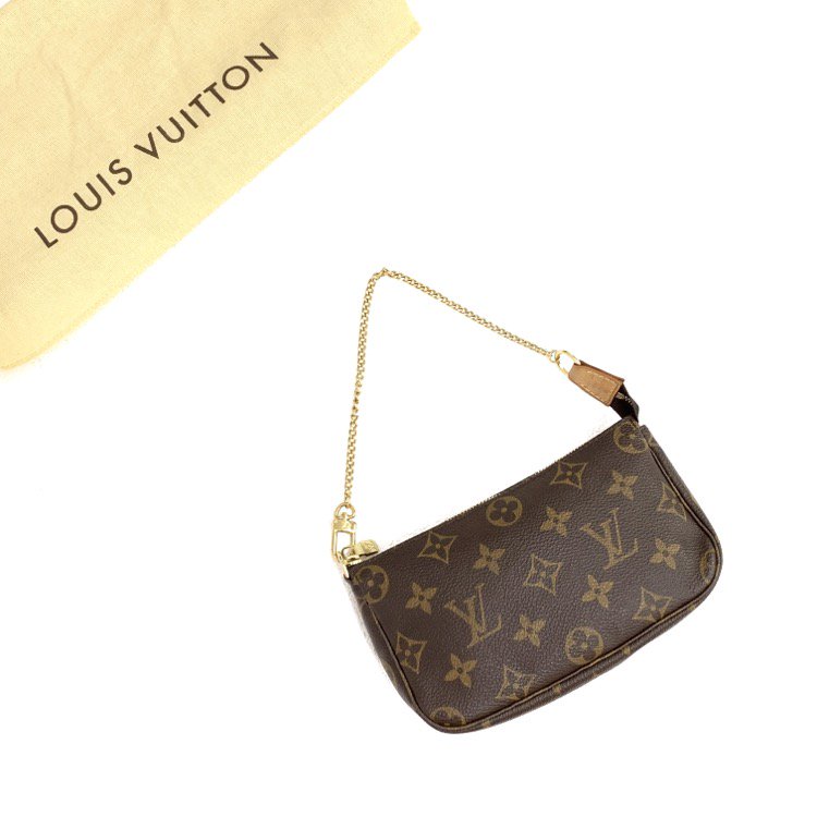 <img class='new_mark_img1' src='https://img.shop-pro.jp/img/new/icons30.gif' style='border:none;display:inline;margin:0px;padding:0px;width:auto;' />LOUIS VUITTON ルイ・ヴィトン ミニ ポシェット アクセソワール モノグラム  M58009