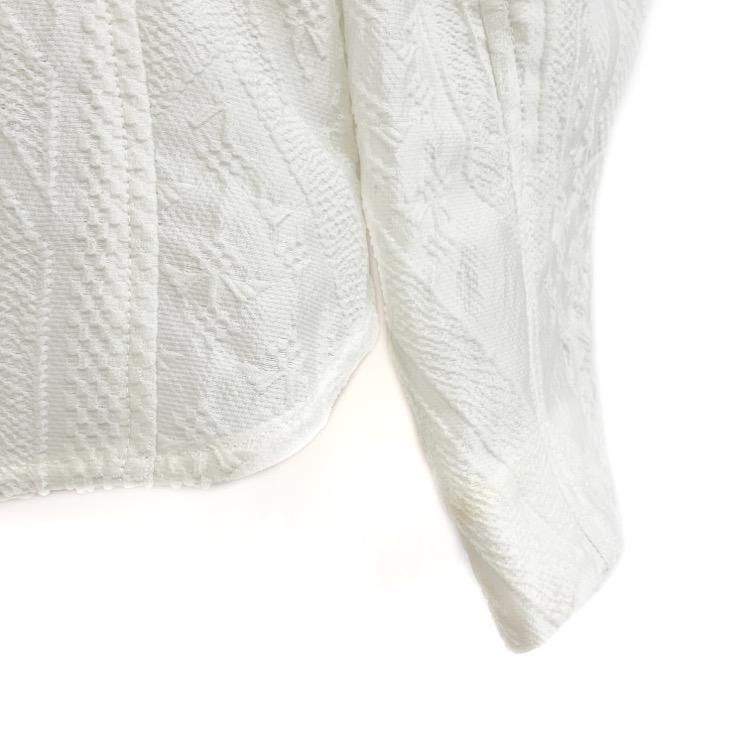 Mame Kurogouchi マメクロゴウチ Traditional Pattern Jacquard Top