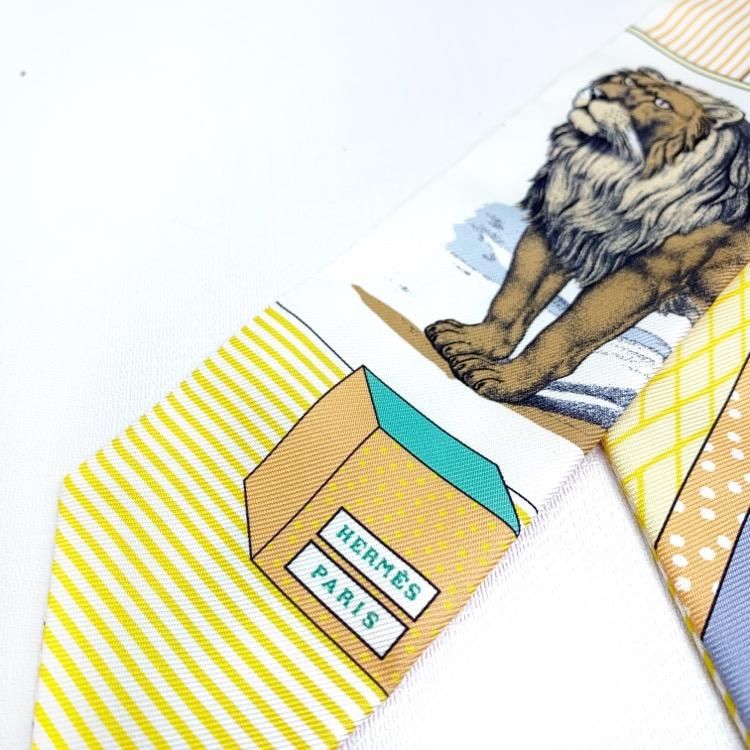HERMES エルメス ツイリー グランテアトルヌーヴォー ライオン 欠品商品です